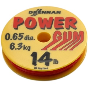 Резина амортизирующая Drennan Power Gum 10м (14 lb красная D/LCPG141)